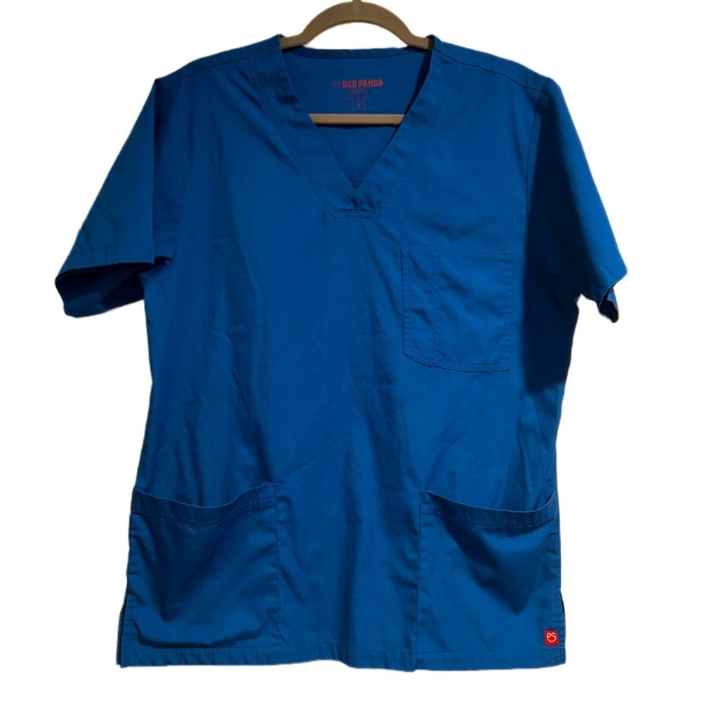red panda • mens nursing scrubs top